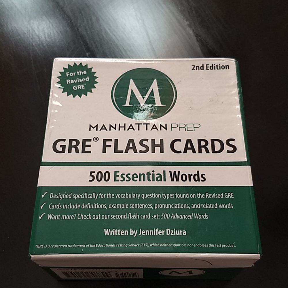 GRE Essential Words Flash cards